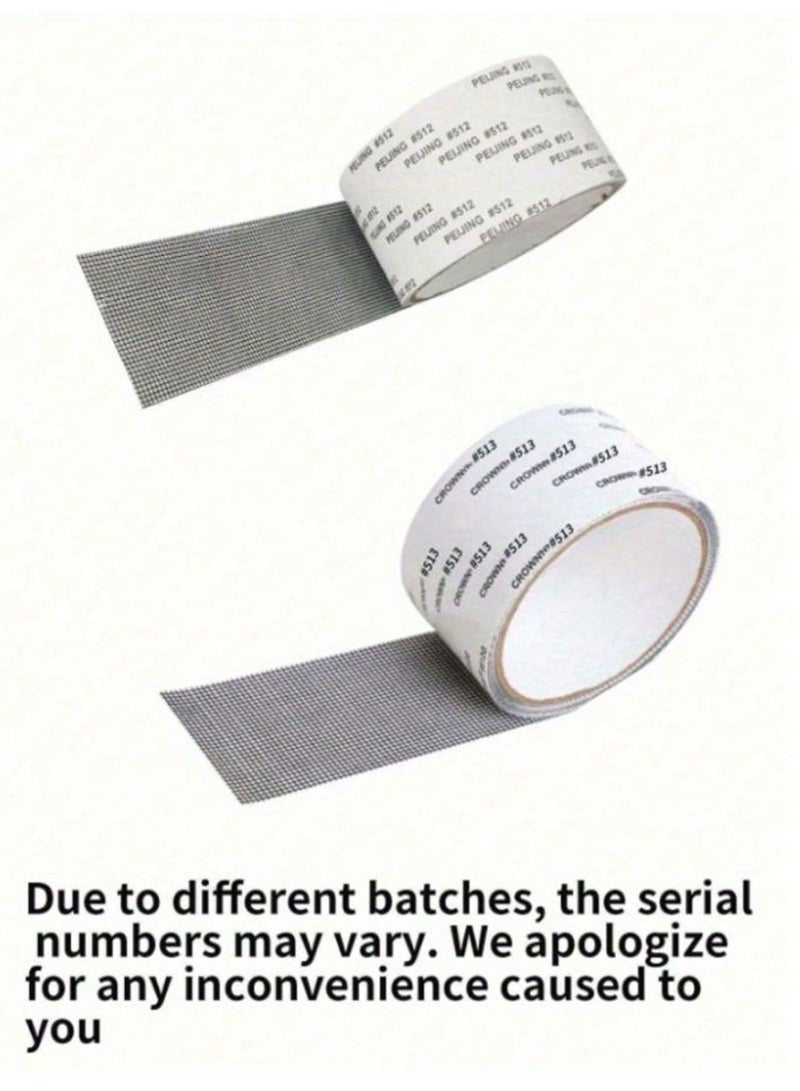 Miamia 2 Rolls Screen Repair Tape Window Insect Screen Tape Windows and Door Screen Repair Screen Repair Tape with Waterproof  - Image 3
