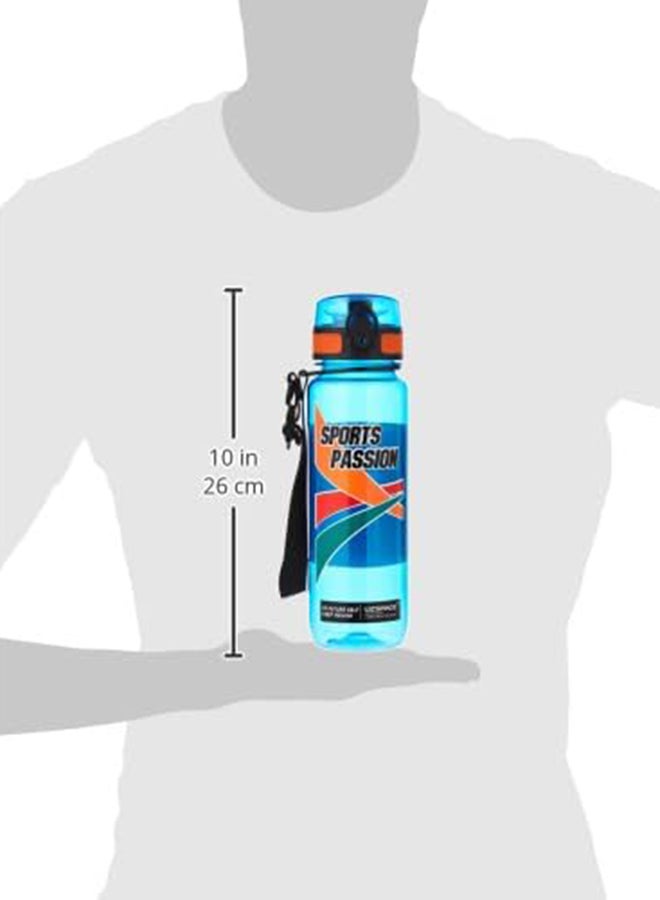 Uzspace 6041 Tritan Plastic Water Bottle, 500 ml Capacity, Blue - Image 4