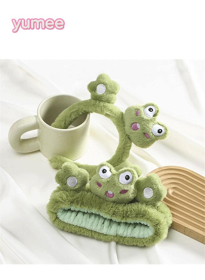 يمي مجموعة من 4 قطع من أربطة الشعر وسوار المعصم اللطيفة، مصنوعة من نسيج ناعم ومريح، تمنع الماء من التنقيط على الذراعين، متعددة الاستخدامات لغسل الوجه والمكياج والاستحمام واليوغا والسبا - Image 5