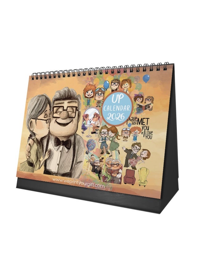 We Print, Your Gift UP Desk Calendar, Monthly calendar, New year gifts, 2026 calendar and planner - Image 1