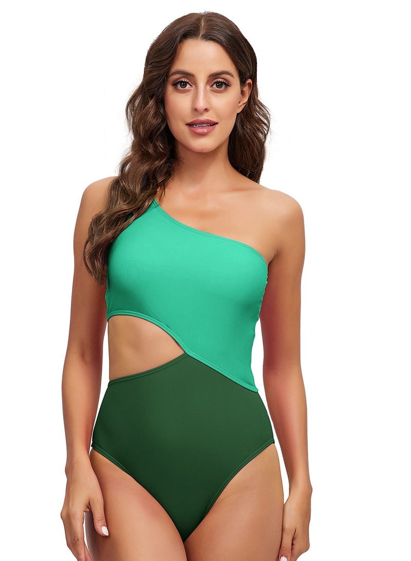 Loquat Triangle strap one-piece swimsuit  - Image 1