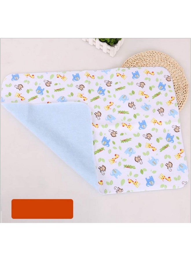 Monvecle 4pcs Pack Monvecle Baby Infant Cotton Waterproof Changing Pads Washable Resuable Diapers Liners Mats Small 18"x12" - Image 1