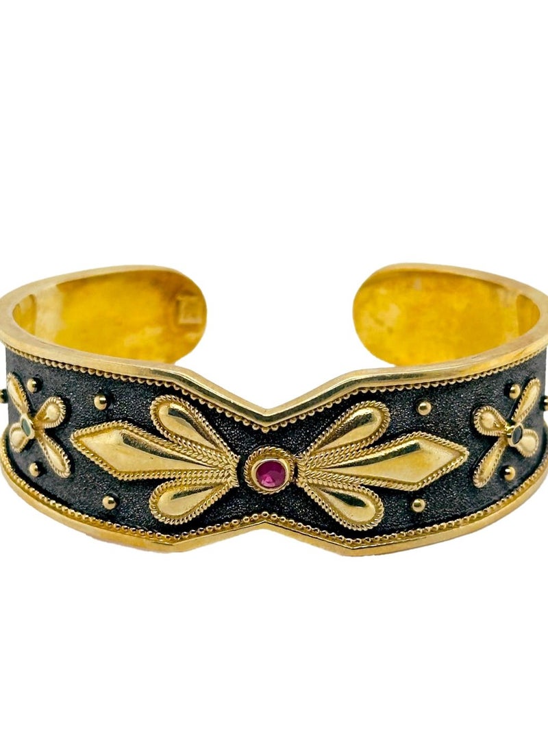 بي تي سي إيلا - اسورة فضة مطليه بالذهب (SIL0496) - Image 2