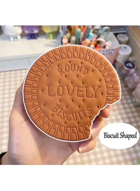 Novelty Biscuit Shaped Sticky Note Pad (Love Biscuit Note Book) - Creative Mini Memo Pad for School, Office & Students - High Quality