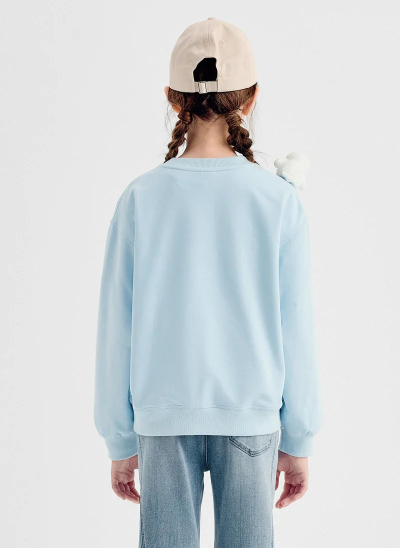 Balabala Kids Girl Round neck sweatshirt