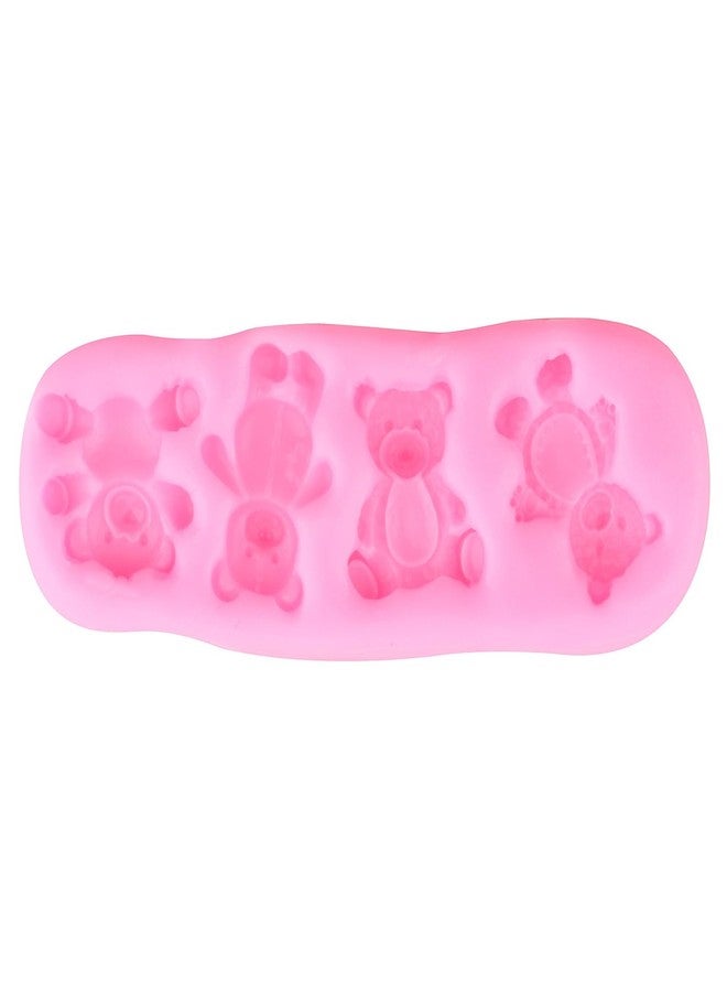 RFGHAC Bear Fondant Silicone Molds Bear Chocolate Candy Mold for Cake Decorating Cupcake Topper Sugar Gum Paste Polymer Clay - Image 5