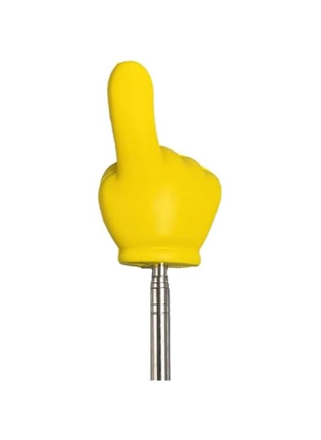 OCTOBER Telescopic Teachers Pointer Stick Extendable Finger Pointer Stick Pointing Stick for Classroom Supplies Presentation, Yellow  - Image 3