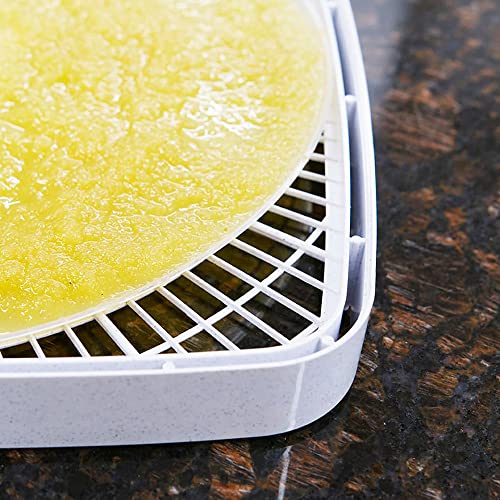 Nesco SLD-2-6 American Harvest 13.75" Fruit Roll Sheet for NESCO Food Dehydrators, 2 Count, White - Image 4