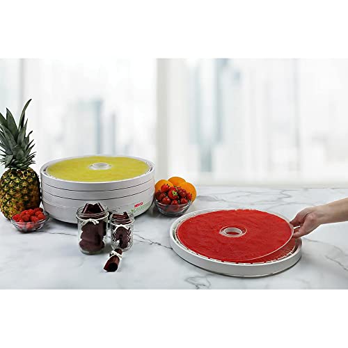 Nesco SLD-2-6 American Harvest 13.75" Fruit Roll Sheet for NESCO Food Dehydrators, 2 Count, White - Image 5