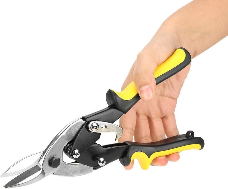 aqxreight مقص طيران مستقيم مقص قطع الصفيح للصفائح المعدنية مصنوع من Stu Snips مقصات طيران مقصات مستقيمة مقصات صفيح طيران مقصات صفيح - Image 3