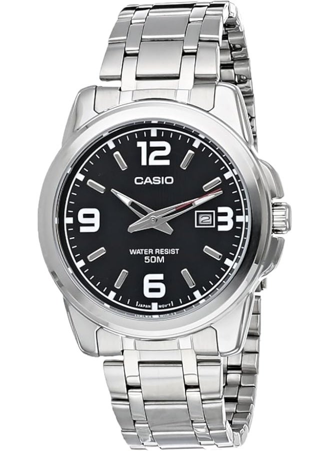 كاسيو ساعة كاسيو التناظرية من الفولاذ المقاوم للصدأ - Image 1