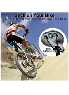 Excefore 2 Pack IPX8 Waterproof AirTag Holder Case Cover, Airtag Sticker Stick on Adhesive Mount with Adhesive Sticker, Full Body Protection, Anti-Scratch Protective Tracker Sticker for Cars, Luggage, Bicycle  - Image 4