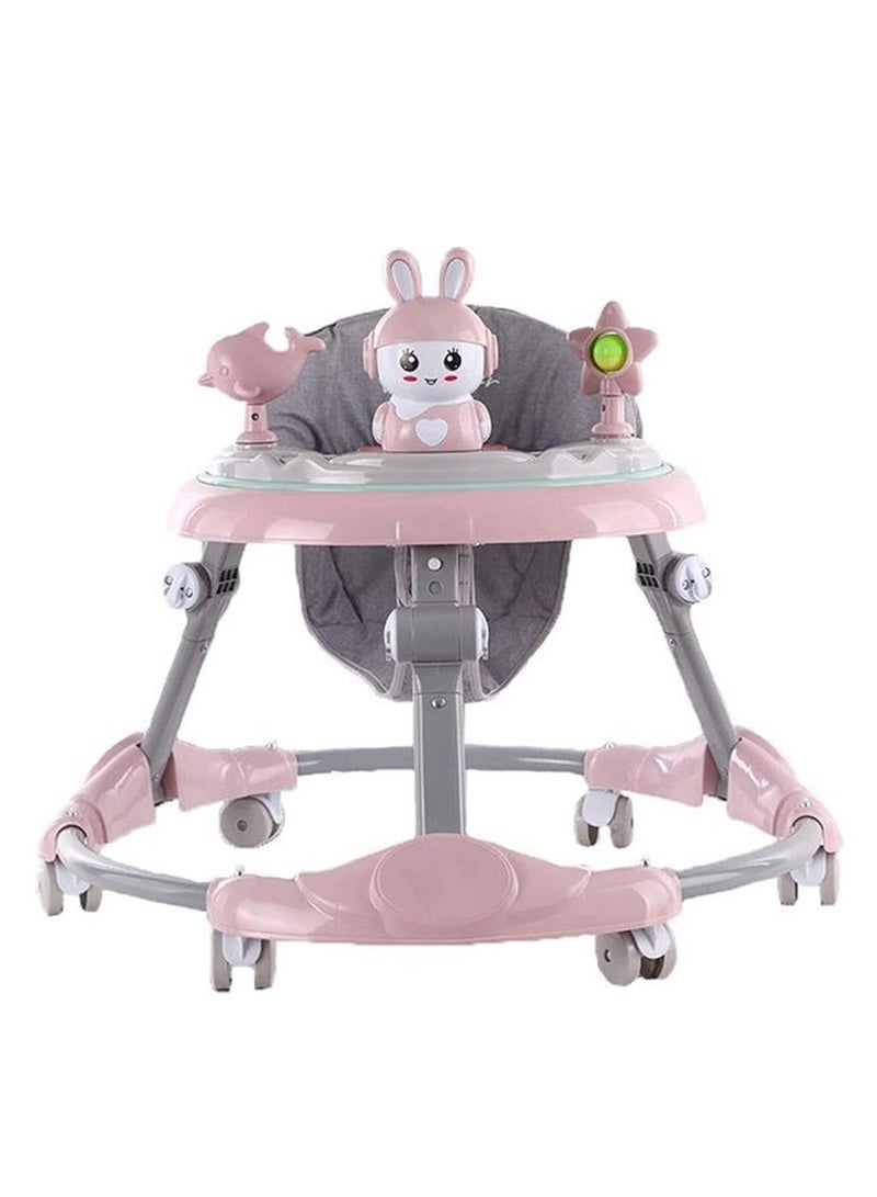 GOLD MANTIS Baby Walker with Musical Toys | Assorted Color | Foldable & Adjustable Height for Boys and Girls | Comfortable Seat | Baby Learning Walker (6+ Months) - Image 5