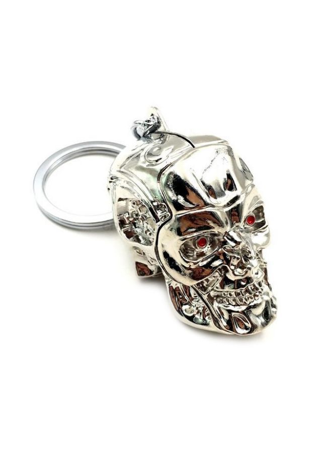 NIBEMINENT Zinc Skull Keychain