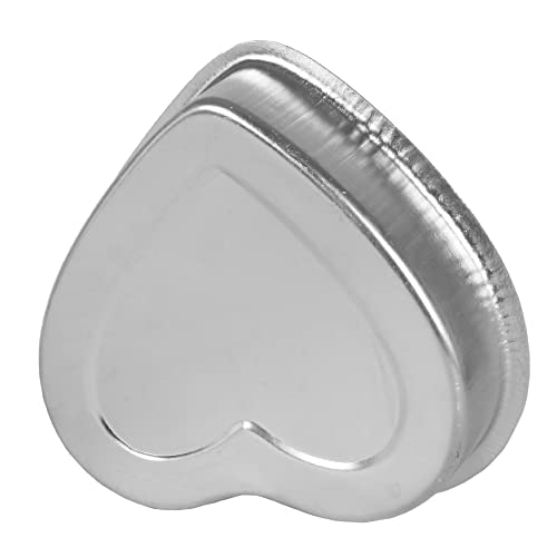 faas Cake Mold Tin Pan Aluminium Cake Mould for Baking Tray Heart Cake Making Set for Microwave Oven Bowl (Diameter 6", 7", inch, Silver, Set of 2 Pieces) Microwave & OTG Safe - Image 3