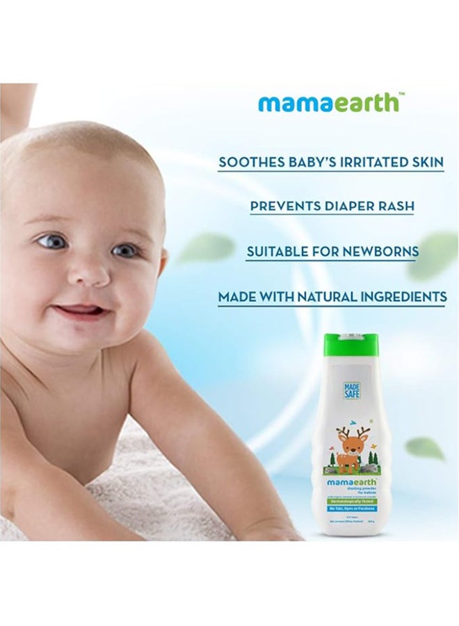 Mamaearth Dusting Powder with Organic Oatmeal & Arrowroot Powder for Babies - 300 Grams - Image 3