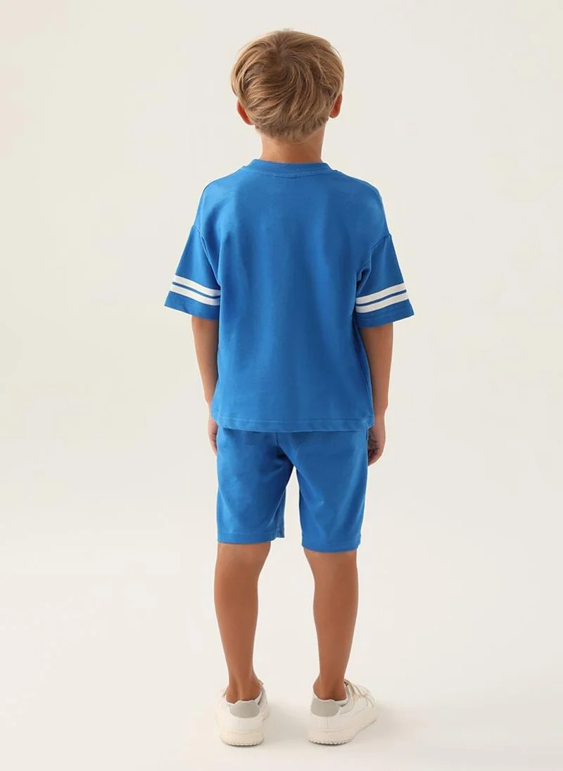 U.S. Polo Assn. U.S. Polo Assn. Boys Cobalt Bermuda Set