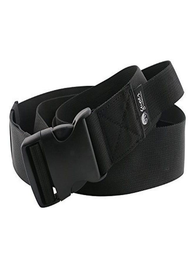 GUOER Walking Gait Belt With Handles Transfer Belts Black (25"-52")