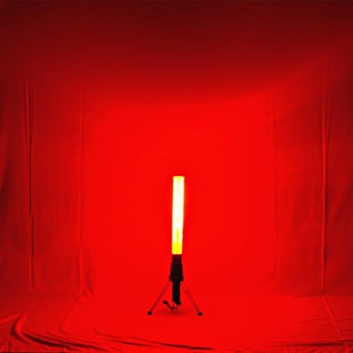 Dorcy 20-Lumen 12-Inch LED Signal Wand Flashlight with Wrist Strap Lanyard, Orange (41-1061), Reds - Image 2