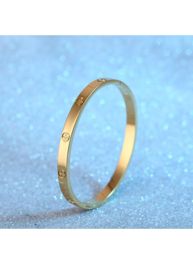 NIBEMINENT Ka Jia Fashion Couple Ten Diamond Titanium Steel Bracelet Trend Starry Full Jewelry Custom Stainless 