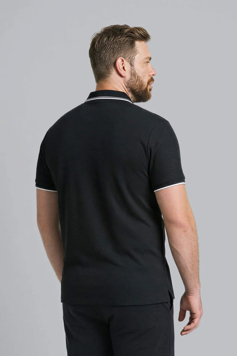 Defacto  Regular Fit Plus Size Polo T-Shirt for Men | Best Price UAE