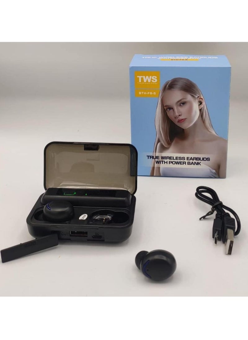 ELTRAZONE - B9 TWS Bluetooth 5.0 Wireless Earphone 8D HIFI Sound Sport MIC Earbuds Gaming Earbud Music Earphone - Image 1