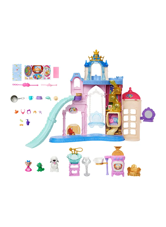Disney Princess Princess Pet Castle Playset With 7 Play Areas, 3 Animal Friends, Furniture & 17 Accessories, 2+ Ft Tall Pet Palace, Inspired By Movies