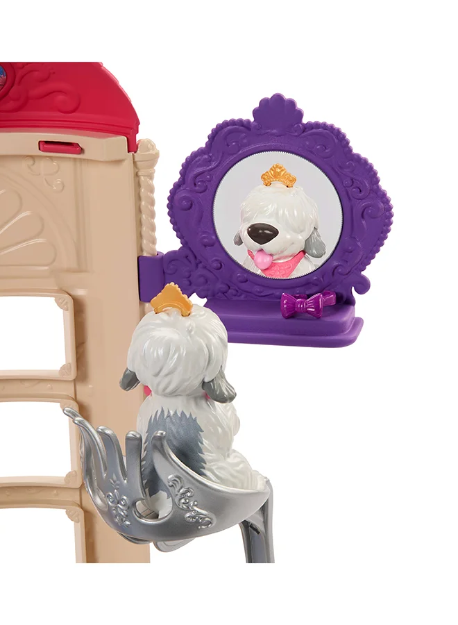 Disney Princess Princess Pet Castle Playset With 7 Play Areas, 3 Animal Friends, Furniture & 17 Accessories, 2+ Ft Tall Pet Palace, Inspired By Movies