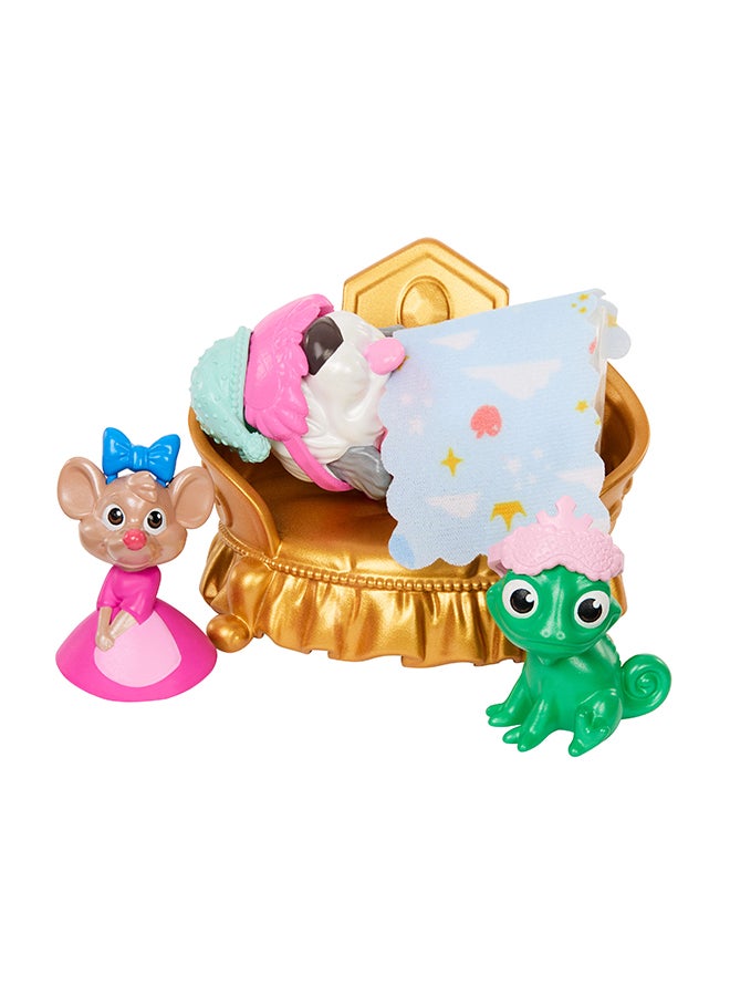 ديزني برنسيس بيت أميرات الحيوانات الأليفة مع 7 مناطق لعب و 3 أصدقاء حيوانات و 17 إكسسوار - Image 5