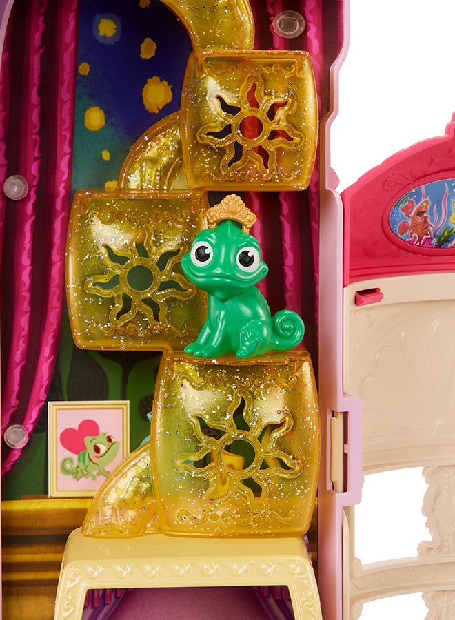 ديزني برنسيس بيت أميرات الحيوانات الأليفة مع 7 مناطق لعب و 3 أصدقاء حيوانات و 17 إكسسوار - Image 2