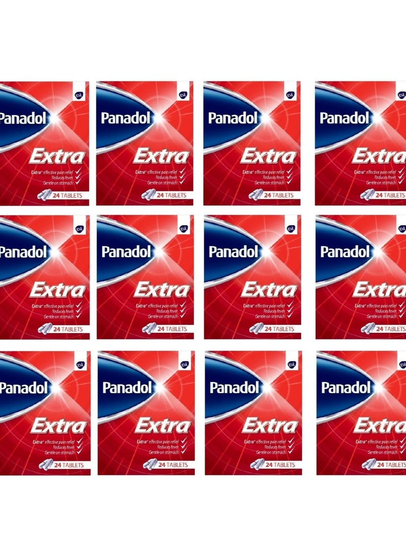 Panadol Panadol Extra 24 Tablets - Pack of 12 Tablets  - Image 1