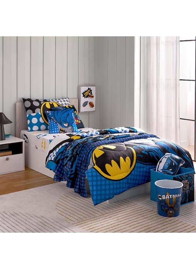Home Box - Batman Single Fitted Sheet 200 x 25 x 90 cm - Image 1