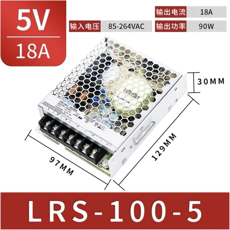 LRS-100W Switching Power Supply 24V/12V DC Regulated 15/36/48V Transformer(LRS-100-5) - Image 2