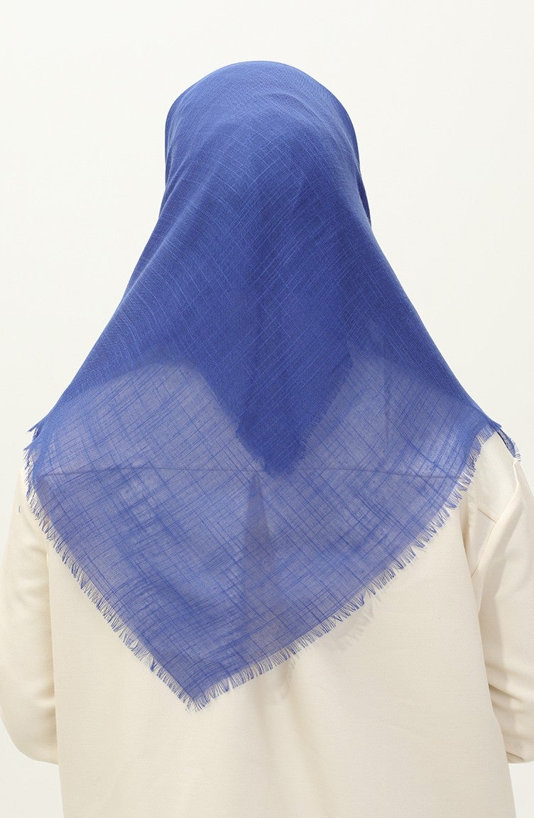 Sefa Merve Plain Flame Scarf 90155-20 Saks  - Image 2