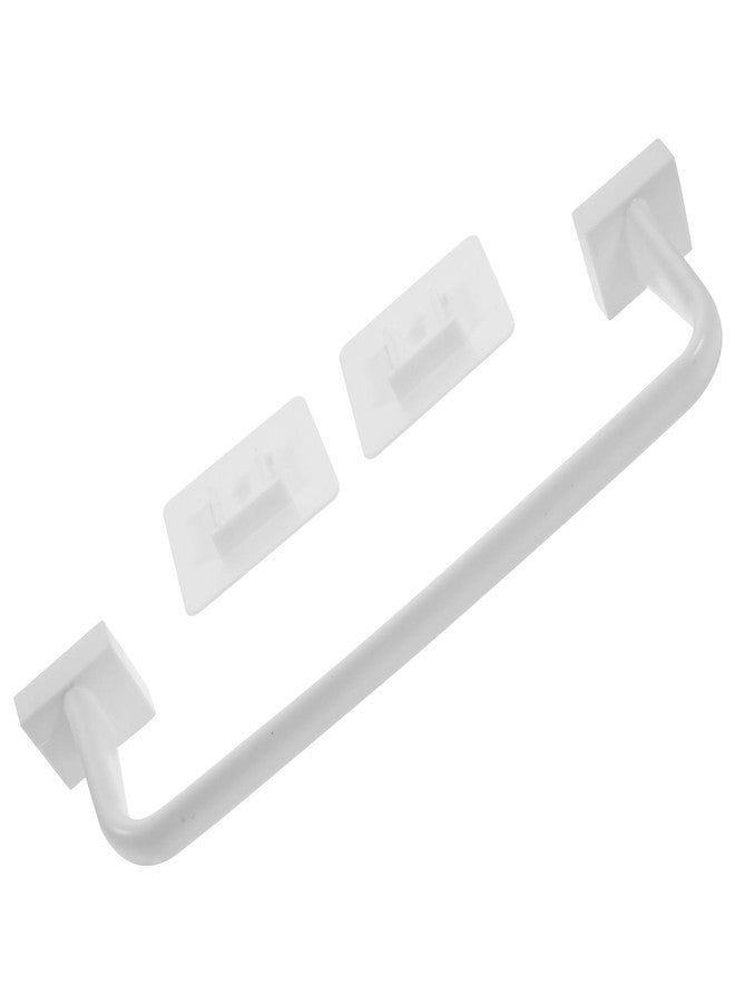 Amosfun 15 Inch No-Drill Adhesive Storage Pole Towel Bar with Suction Cups for Bathroom and Kitchen Wall Mounted Organizer - Image 1