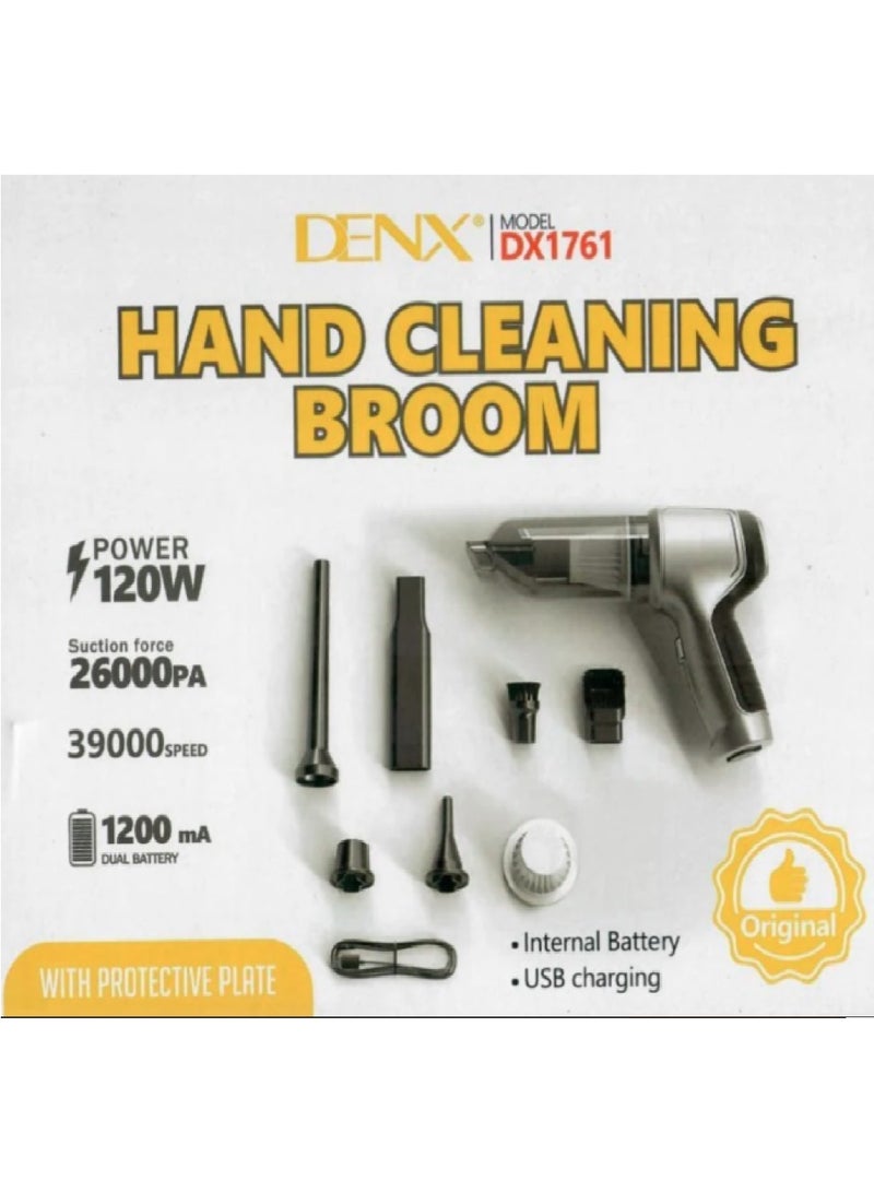 Denx Cordless Handheld Vacuum Cleaner (Suction and Blow) 3 in 1, Rechargeable, for Car, Home, Office, Computer - Image 4
