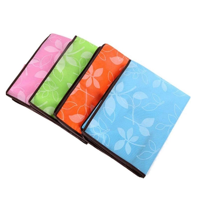 JUZRJumbo Zippered Storage Bag for Closet King Comforter pillow quilt bedding Clothes Blanket Organizers with Large Clear Window Carry Handles Space Saver Multi color - Image 5