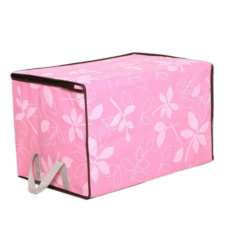JUZRJumbo Zippered Storage Bag for Closet King Comforter pillow quilt bedding Clothes Blanket Organizers with Large Clear Window Carry Handles Space Saver Multi color - Image 3