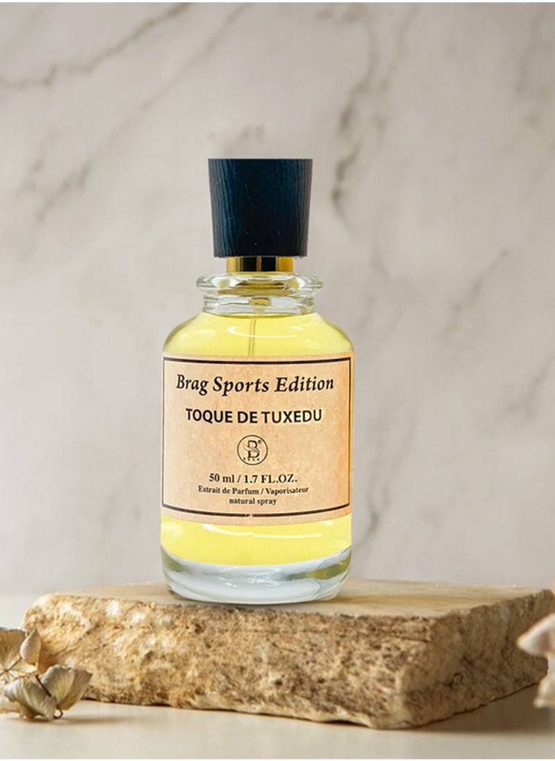 B BRAG B Brag Sports Edition TOQUE DE TUXEDU Perfume for Women 50ml Extrait de Parfum Long Lasting Women's Fragrances for Every Occasion Best Arabic Perfume for Women  - Image 3