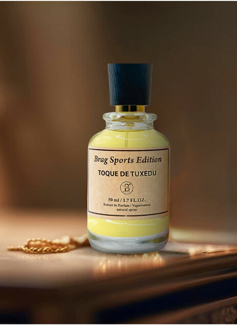 B BRAG B Brag Sports Edition TOQUE DE TUXEDU Perfume for Women 50ml Extrait de Parfum Long Lasting Women's Fragrances for Every Occasion Best Arabic Perfume for Women  - Image 5