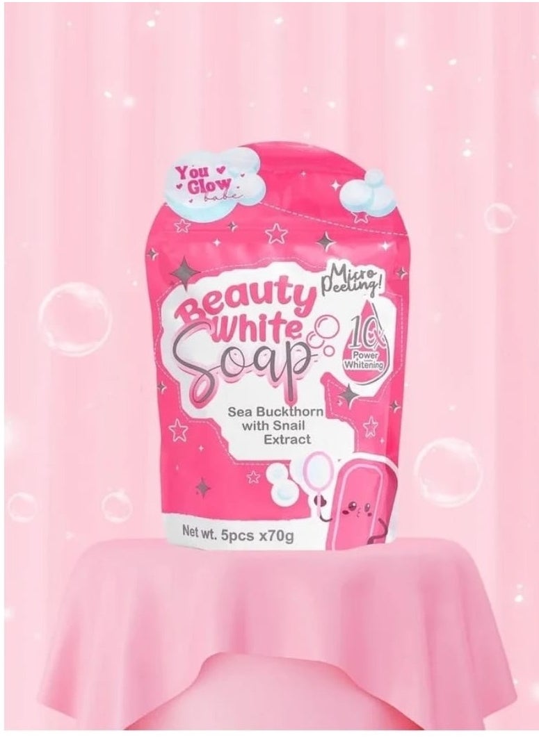 You Glow Babe You Glow Babe Beauty White Soap (5 pcs*70g)  - Image 2