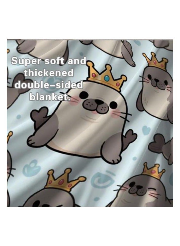 general Flannel thin blanket (warm and comfortable, suitable for sleep, gaming, dust removal and sandproof) 150cm*200cm - 985 - Image 1