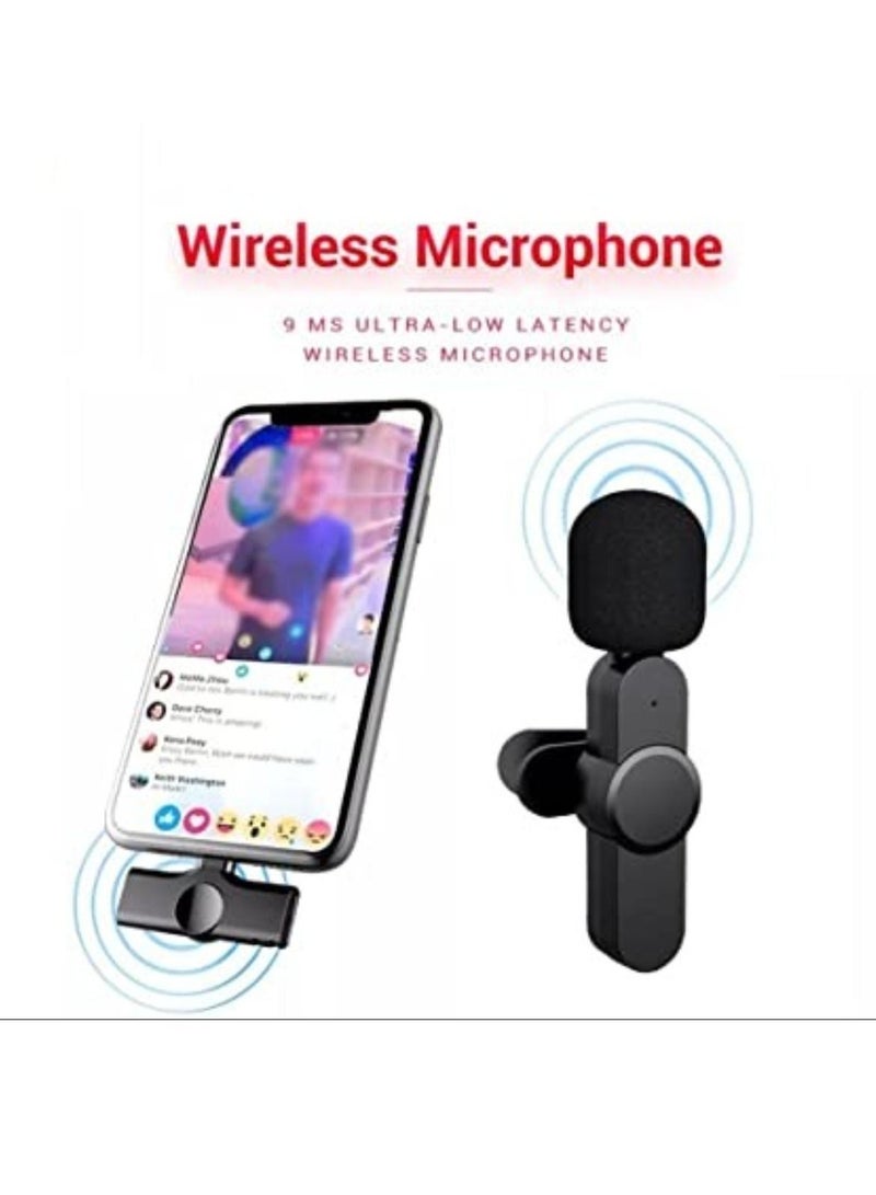 2 in 1 iphone or type-c Wireless Lavalier Microphone For IPhone, Plug Play, Portable Audio Video Recording Mic for Youtube, Live Stream, Vlog, Interview, Laptops PC - Image 3