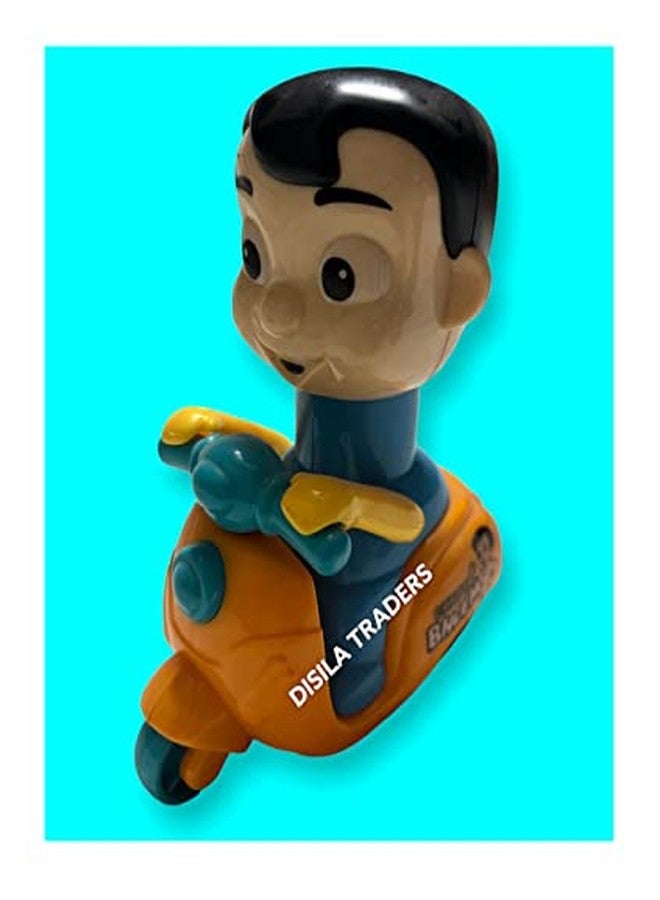 DISILA TRADERS Cartoon Character Scooter Toys for Kids/Press and Go Friction Powered Toys Pressure Car Play Toys (Random Color and Design - Pack of 1)-Birthday Gift - Image 5