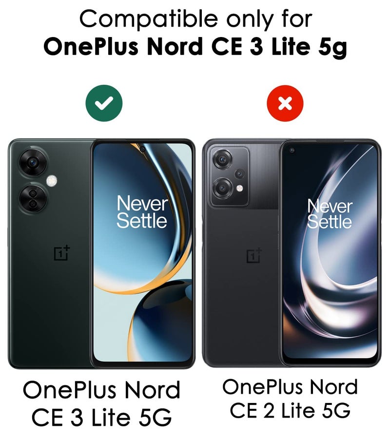Nishtech for OnePlus Nord CE 3 Lite Premium Transparent Hybrid Soft Slim Dust Proof Back Case Cover with Camera Protection - Image 2