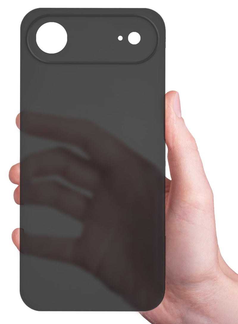 Ultra Thin Case for iPhone 17 Air - 0.3mm Matte Case Cover Air Skin Series Feather-Light Frosted Protective Back Cover - Black - Image 3