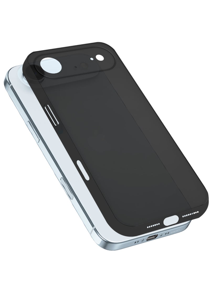 Ultra Thin Case for iPhone 17 Air - 0.3mm Matte Case Cover Air Skin Series Feather-Light Frosted Protective Back Cover - Black - Image 1