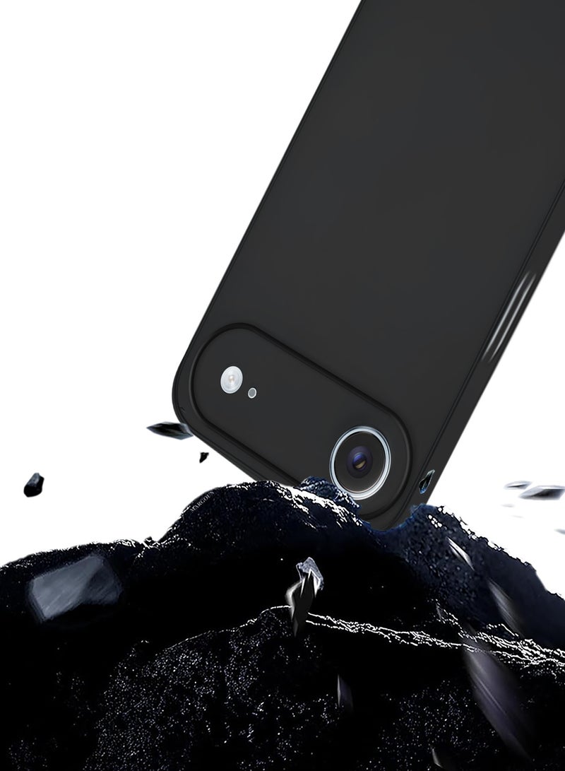 Ultra Thin Case for iPhone 17 Air - 0.3mm Matte Case Cover Air Skin Series Feather-Light Frosted Protective Back Cover - Black - Image 4