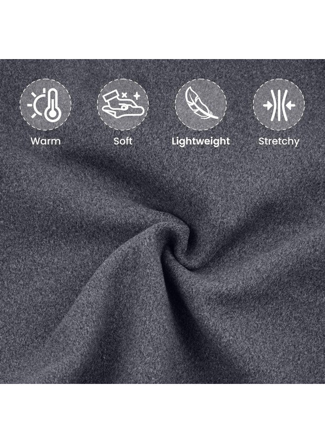 روزكيتش ROZKITCH سترات الكلاب من الصوف الناعم، سترة بيجامة، رقبة مدورة دافئة للحيوانات الأليفة، سترة قابلة للتمدد للطقس البارد، بذلة ملابس ملابس للكلاب الصغيرة والمتوسطة والكبيرة، ملابس للمشي والنوم، رمادي 2XL - Image 4