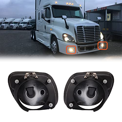 High Soar Fog Light for Freightliner Cascadia (2008-2017) Truck,Front Fog Lamp Assembly Replacement Waterproof Clear for Freightliner Cascadia Driver&Passenger Left&Right Universal Side (A Pair) - Image 3